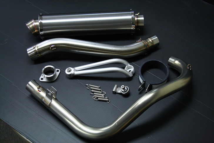 SR400 FI テックサーフ グリーンティー めんど チタン フル 